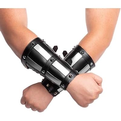 HZMAN Adults Faux Leather Arm Guards Medieval Metal India | Ubuy