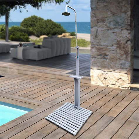 Beniar Outdoor Shower Wood Outside Shower ,Outdoor Pool Shower with ...