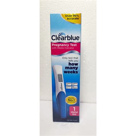 CLEARBLUE PREGNANCY TEST DIGITAL 1s EXPIRY 2025/07 | Shopee Malaysia