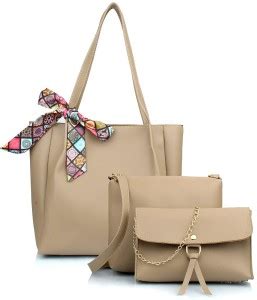 Buy mammon Women Beige Handbag Beige Combo Online @ Best Price in India ...