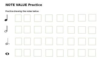 Image result for Note Value Practice