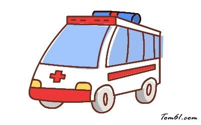 救护车2图片_学习简笔画_少儿图库_中国儿童资源网