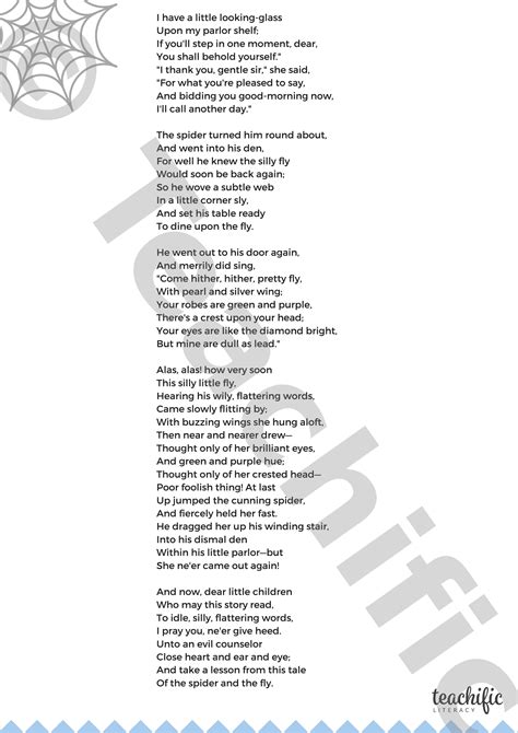 Poems K-2: The Spider and the Fly | Teachific