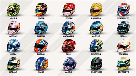 Formula 1 Helmets
