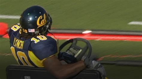 Marshawn Lynch drives into the 'College Gameday' guest picker spot ...