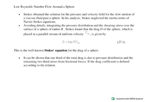 Fluid Mechanics - Stokes Equation, Boundary Layer Theory, Blasius ...