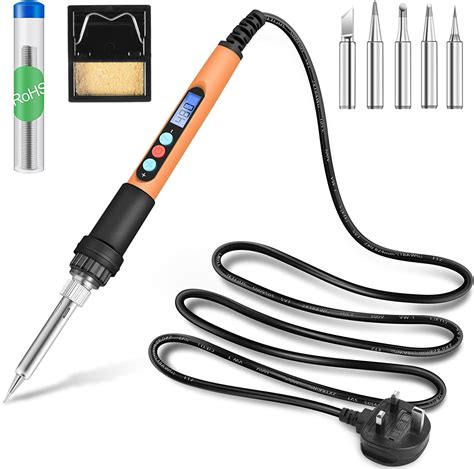 Buy Soldering Iron Kit Electric Soldering Iron 90W Welding Tools ...