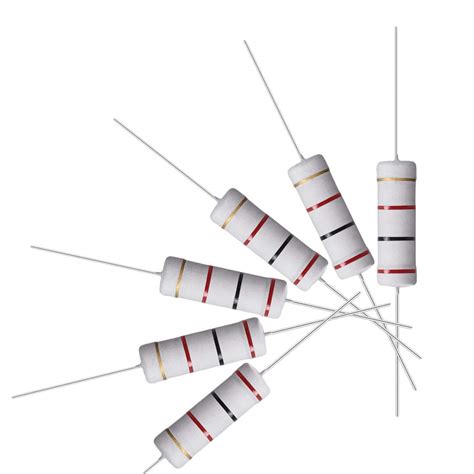 uxcell 10Pcs 2K Ohm Resistor, 5W 5% Tolerance Metal Oxide Film ...