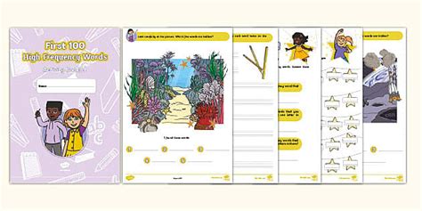 First 100 High-Frequency Words Activity Booklet - English