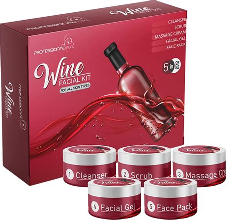 Professional Feel De-tan Red WineFacial kit, glow All Type of Skin ...
