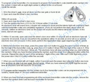 2007 Subaru Forester Key Fob Programming 的图像结果
