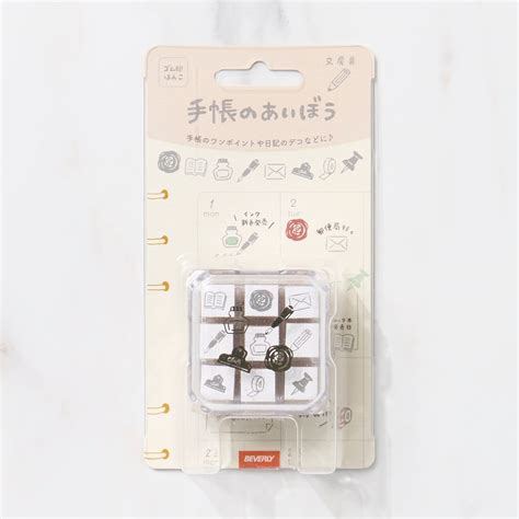Techo No Aibo Rubber Stamp Set / BEVERLY – INDOFUTURE
