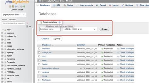 How to Make a Database in phpMyAdmin for WordPress 的图像结果