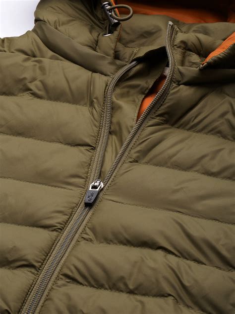 Men's Quilted Brown Hooded Puffer Jacket – Levis India Store