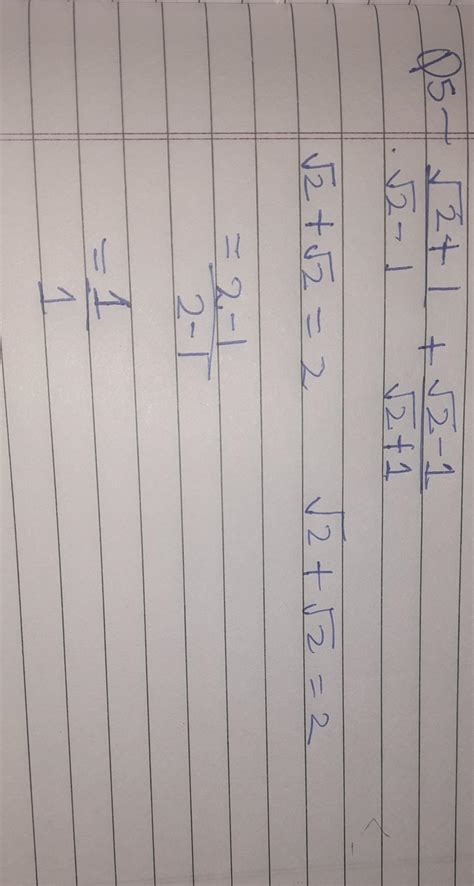 Simplify root 2+1/root2-1*root2-1/root2+1 - Brainly.in