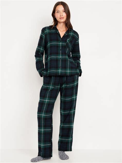 Flannel Sleepwear Womens
