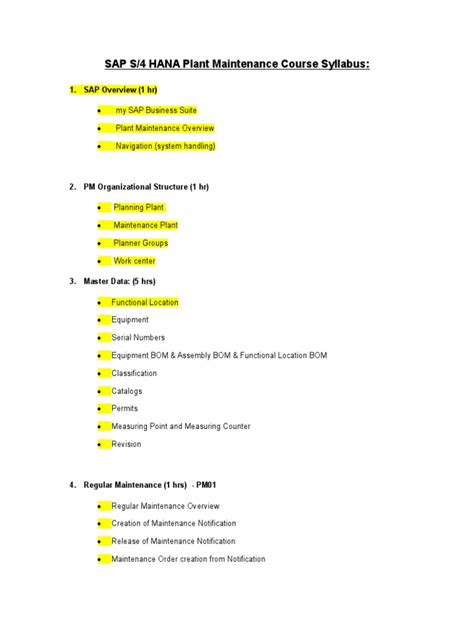 Image result for SAP Course Syllabus