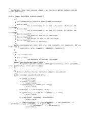 Image result for Rectangle Class Java