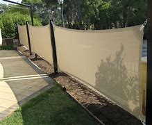 Image result for Fabric Privacy Fence Panels