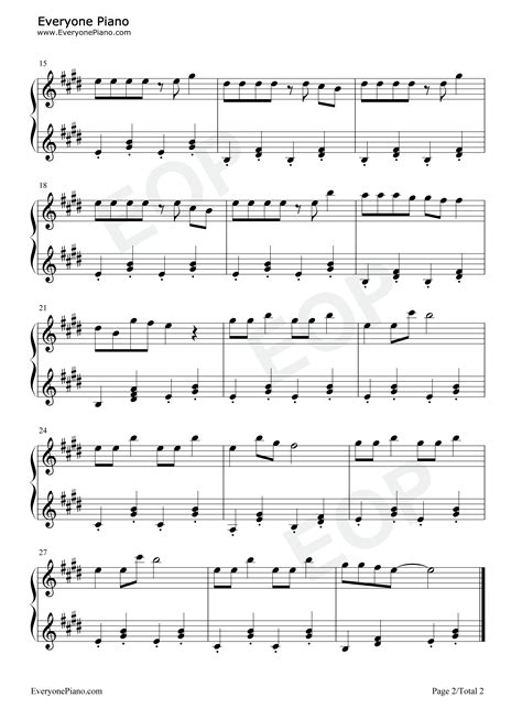 加油鸭五线谱预览2-钢琴谱文件（五线谱、双手简谱、数字谱、Midi、PDF）免费下载
