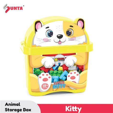 Sunta Building Blocks Animal Storage Box - 30 Pcs — Toycra