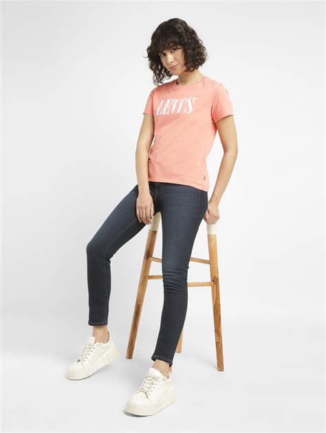 Women's 711 Blue Skinny Fit Mid Rise Jeans – Levis India Store