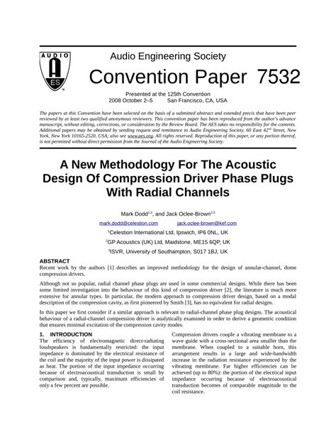 Image result for Compression Driver Design