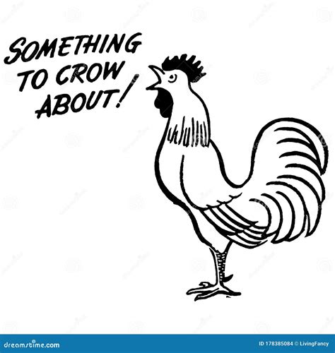 Free Rooster Crowing Clipart