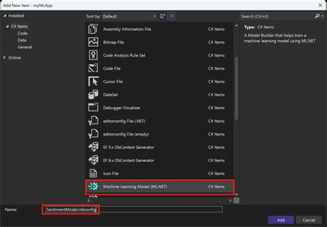 Ml Net Tutorial 的图像结果