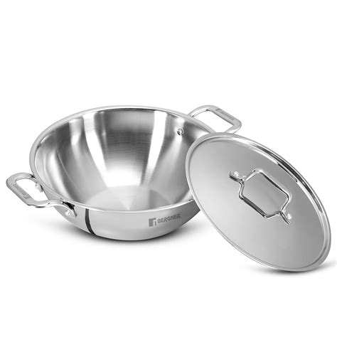 TriPro Tri-Ply Stainless Steel Kadai