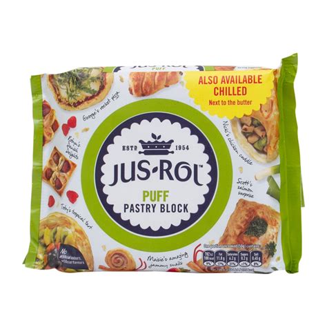 Jus Rol Puff Pastry Block 500g Online at Best Price | Frozen Pastry ...