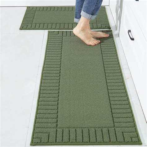 Amazon.com: BEQHAUSE-Kitchen-Rugs-Non Slip-Kitchen-Mats- for-Floor ...