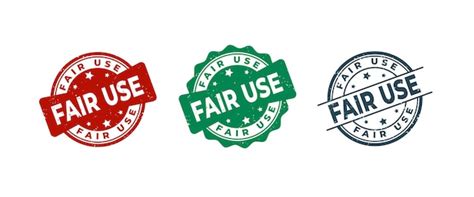 Fair-Use-Zeichen oder Stempel Grunge Gummi auf weißem Hintergrund ...