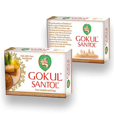 Gokul Santol Pure Sandalwood Soap, 300 gm (4x75 gm) Price, Uses, Side ...