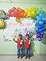 Party Propz Rainbow Theme Rubber Birthday Decorations Kit - 75Pcs ...