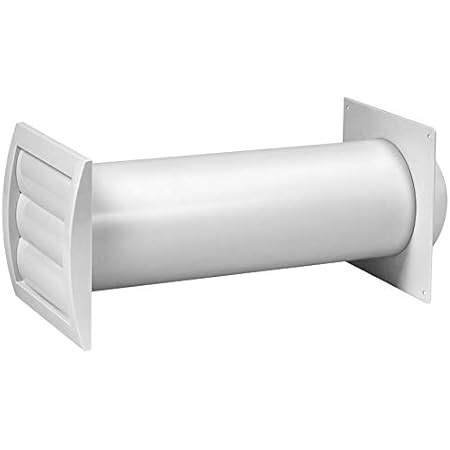 Buy 4 Inch Through-Wall Ventilation kit - Adjustable - Louvered Dryer ...