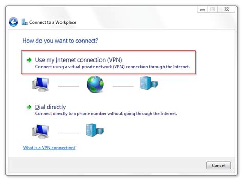 Image result for Setting Up a VPN Connection Windows 7