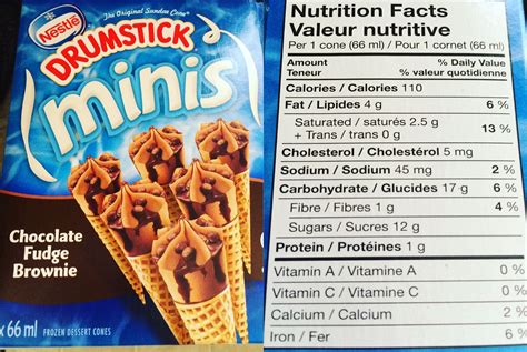 Chocolate Drumstick Nutrition at Keith Herrera blog