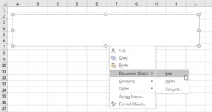 Image result for Remove Embedded Object in Excel