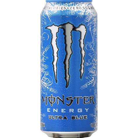 Monster Energy, Ultra Blue, L-Carnitine+Taurine, Sugar Free 500 ml ...