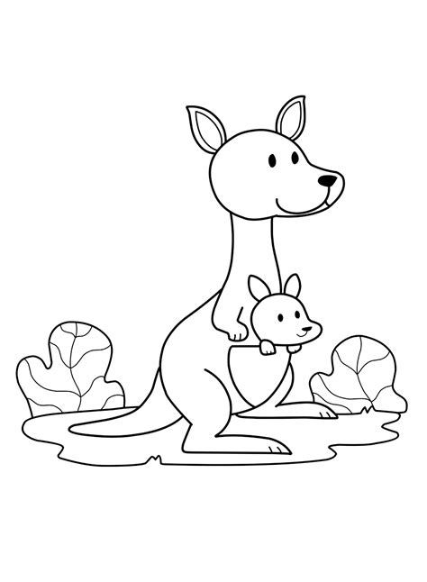 Printable Kangaroo Pictures