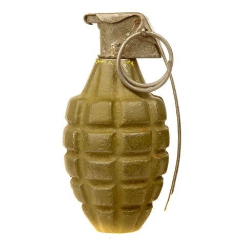 Inert WWII US MKII fragmentation hand grenade / Pineapple Grenade