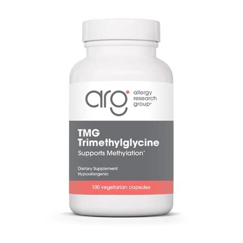 Allergy Research Group TMG Trimethylglycine -- 750 mg - 100 Capsules ...