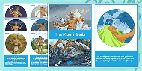 Māori Gods Information Cards (teacher made) - Twinkl