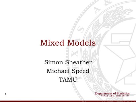 Mixed Model 的图像结果