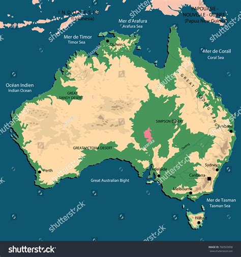 Great Dividing Range Map Australia