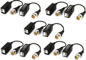 TAAPSEE CCTV Camera BNC Male UTP CAT5 Video Balun Balloon ballun ...