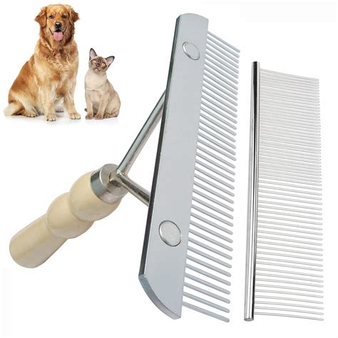 Buy Twellife Dog Rake for Undercoat Long Tooth Dogs Comb, Rake ...