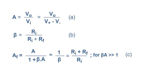 Image result for Negative Feedback Formula