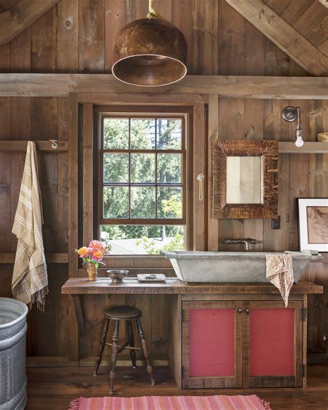 Rustic Bathroom Lighting Ideas